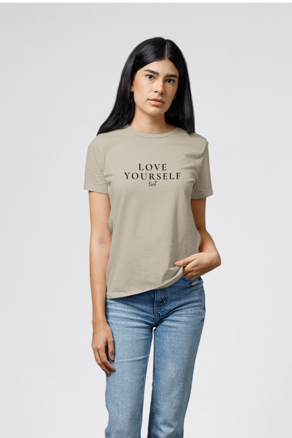 "Love Yourself First" Motivational T-Shirt - First Steps Edition